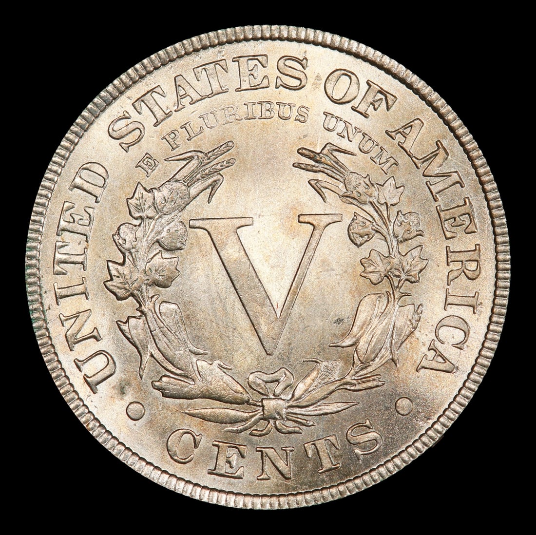 1883 CENTS Liberty Nickel 5c Grades ms62+ - 3
