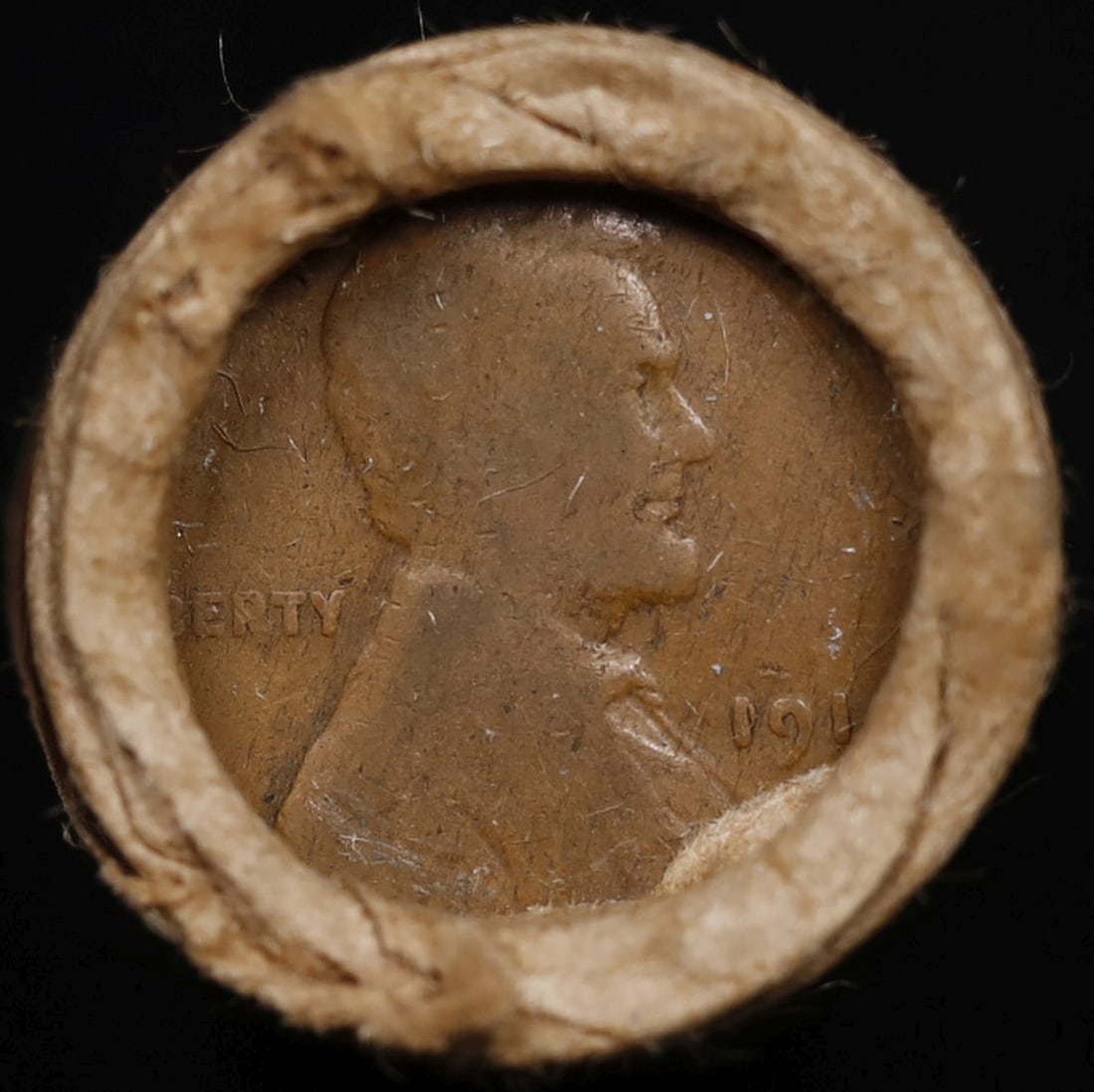 Lincoln Wheat Cent 1c Mixed Roll Orig Brandt McDonalds Wrapper, 1910-p end, Indian other end - 2