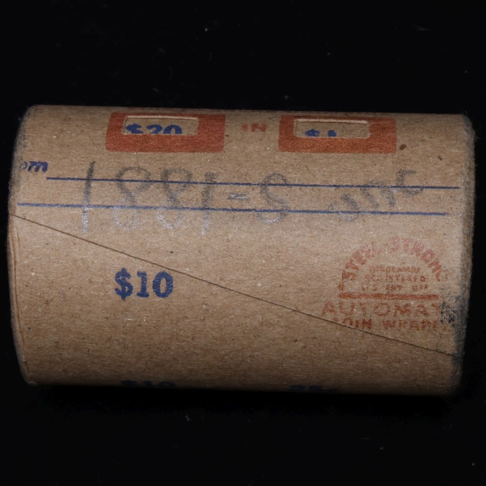 Full solid date 1881-s Uncirculated Morgan silver dollar roll, 20 coins - 5