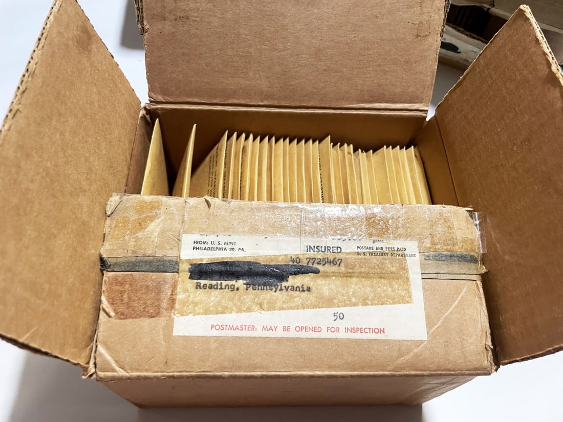 Original sealed 1958 United States Mint Proof Set Tennessee Valley Hoard - 17