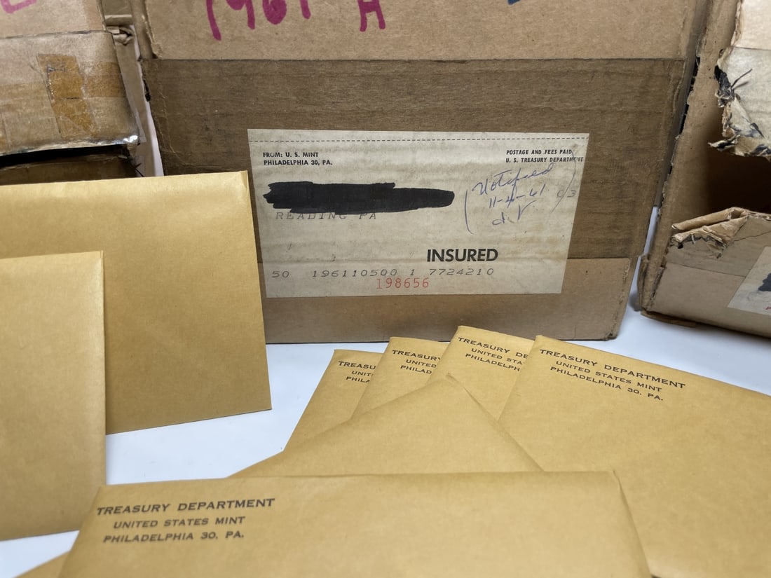 Original sealed 1964 United States Mint Proof Set Tennessee Valley Hoard - 9