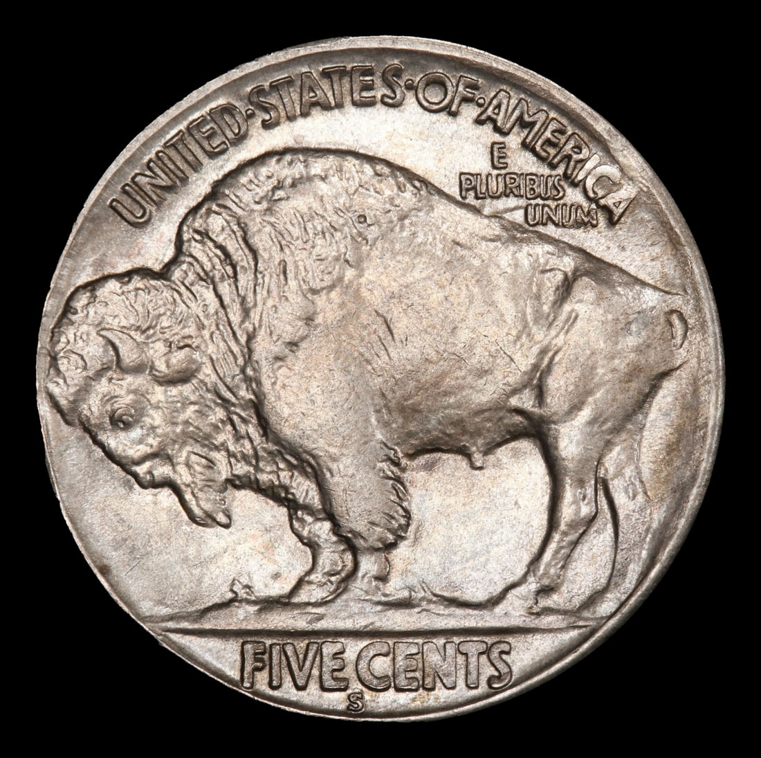 1919-s Buffalo Nickel 5c ms63 USCG - 3