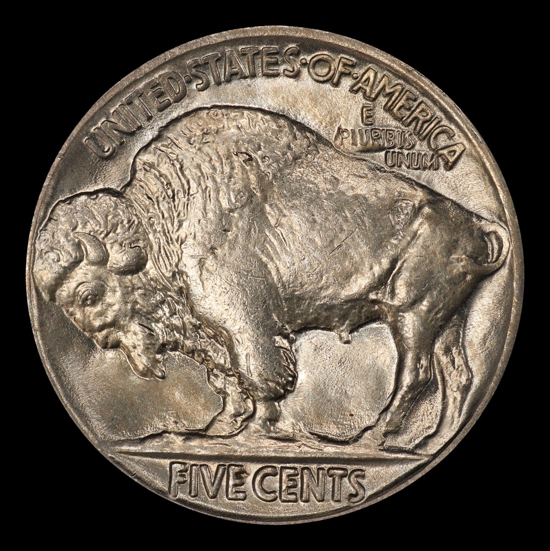 1920-p Buffalo Nickel 5c Grades ms65 - 3