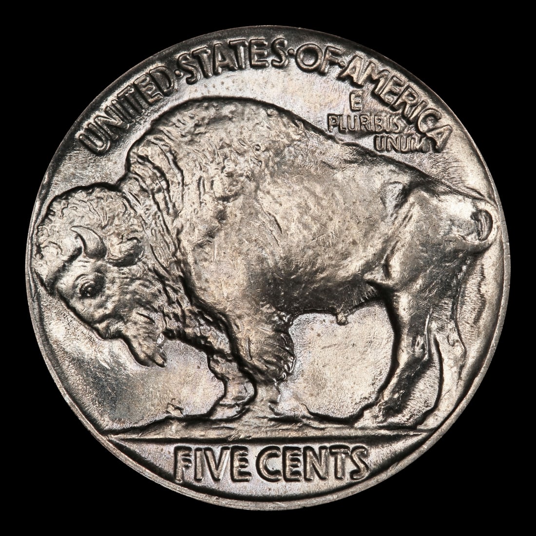 1923-p Buffalo Nickel 5c Grades ms65 - 3
