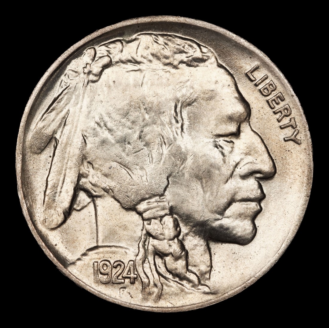 1924-d Buffalo Nickel Near Top Pop! 5c ms65+ SEGS - 2