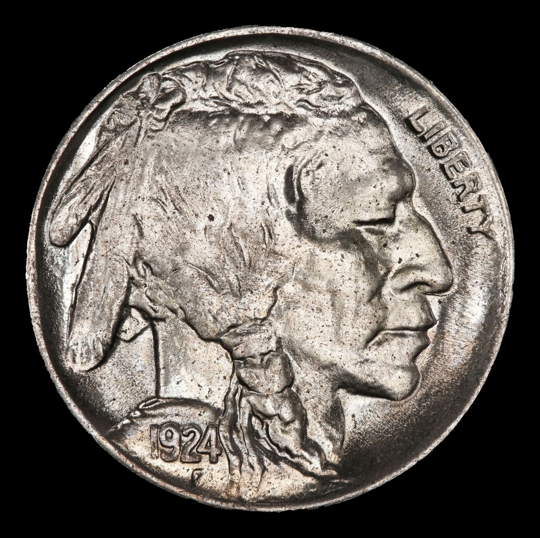 1924-p Buffalo Nickel Near Top Pop! 5c ms66+ SEGS - 2