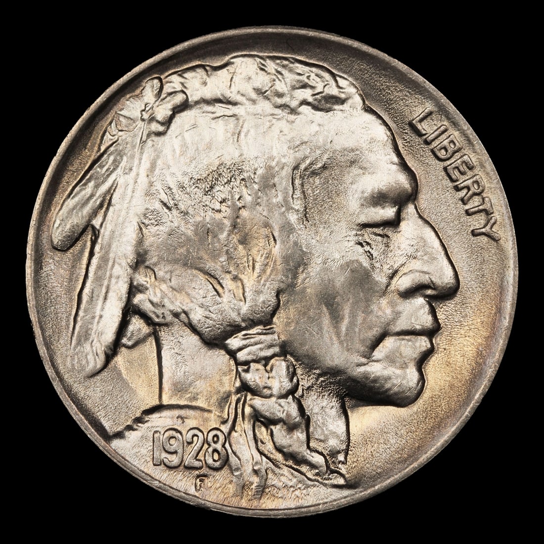 1928-p Buffalo Nickel Near Top Pop 5c ms67 SEGS - 2