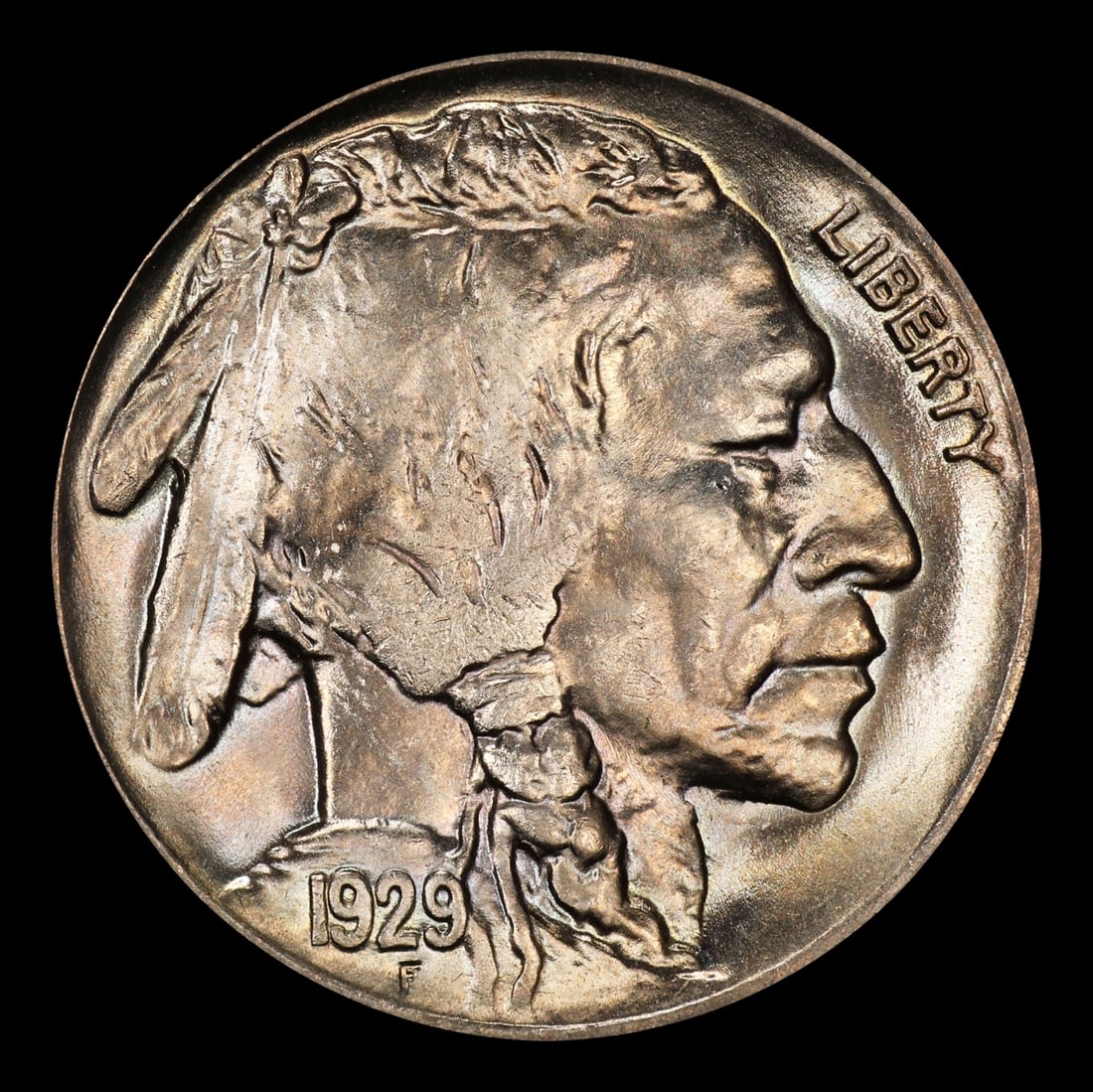 1929-p Buffalo Nickel Near Top Pop 5c ms67 SEGS - 2
