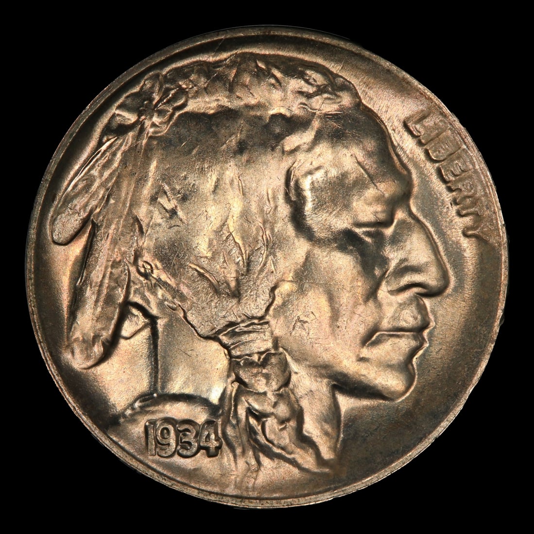 1934-d Buffalo Nickel 5c ms65+ SEGS - 2