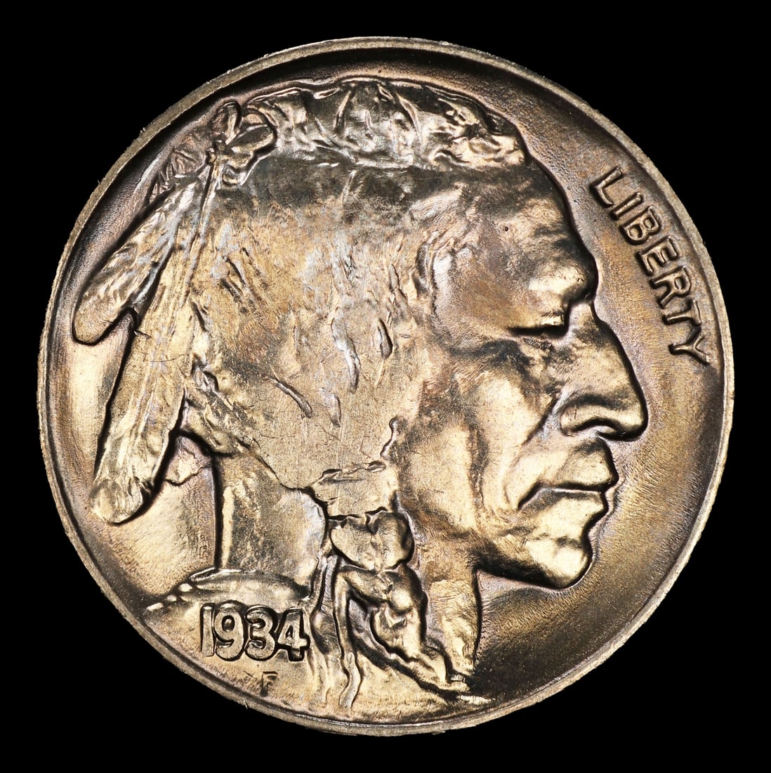 1934-p Buffalo Nickel 5c Grades ms66 - 2