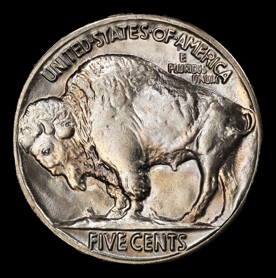 1934-p Buffalo Nickel 5c Grades ms66 - 3