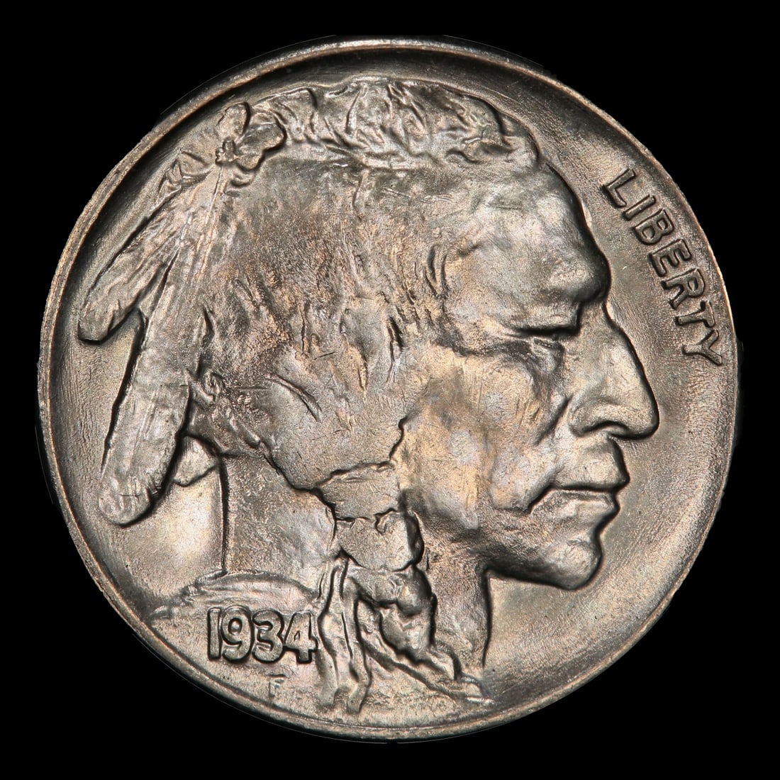 1934-p Buffalo Nickel Near Top Pop 5c ms67 SEGS - 2