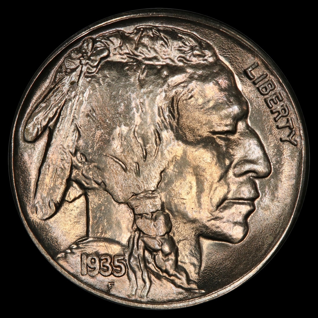 1935-s Buffalo Nickel 5c Grades ms65 - 2