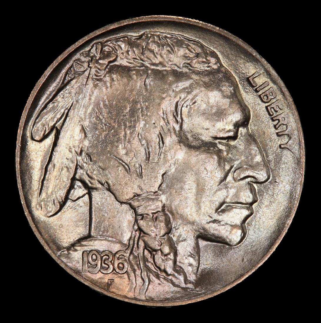 1936-d Buffalo Nickel Near Top Pop 5c ms67 SEGS - 2