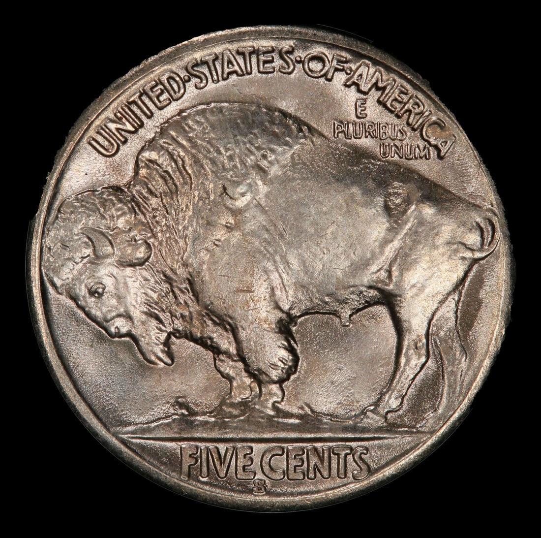 1937-s Buffalo Nickel 5c Grades ms66 - 3