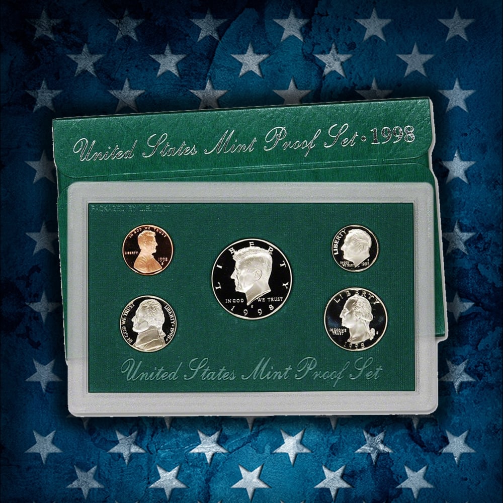 1984-1998 Proof Set Run 75 Coins 15 Complete Sets - 16