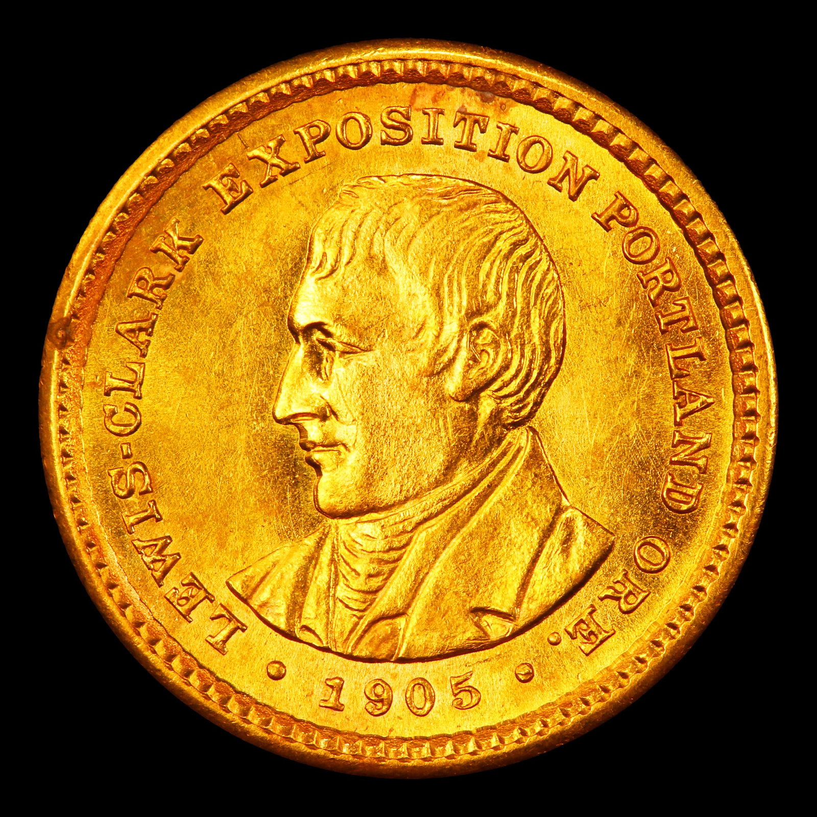 1905 Lewis & Clark Gold Commem Dollar 1 ms65 SEGS - 2