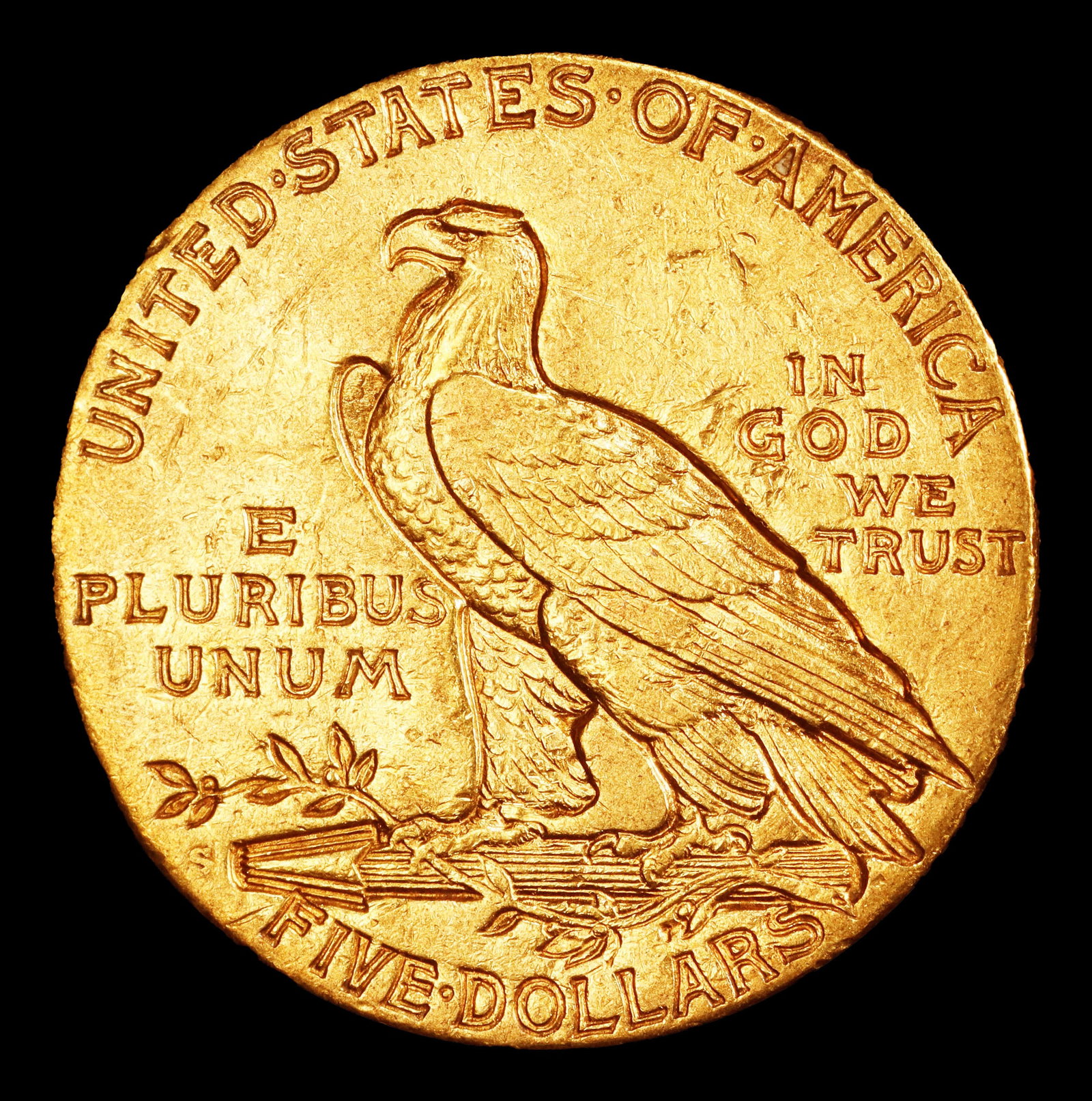 1909-s Gold Indian Half Eagle $5 ms62+ USCG - 3