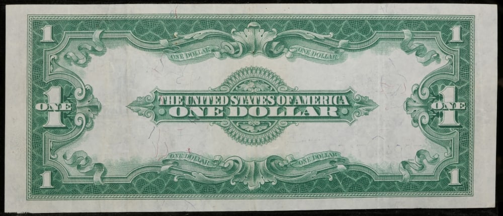 1923 $1 large size Silver Certificate Grades Choice AU Signatures Speelman/White - 3