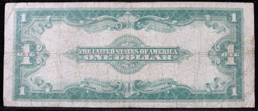 1923 $1 large size Silver Certificate Grades vf+ Signatures Speelman/White - 3