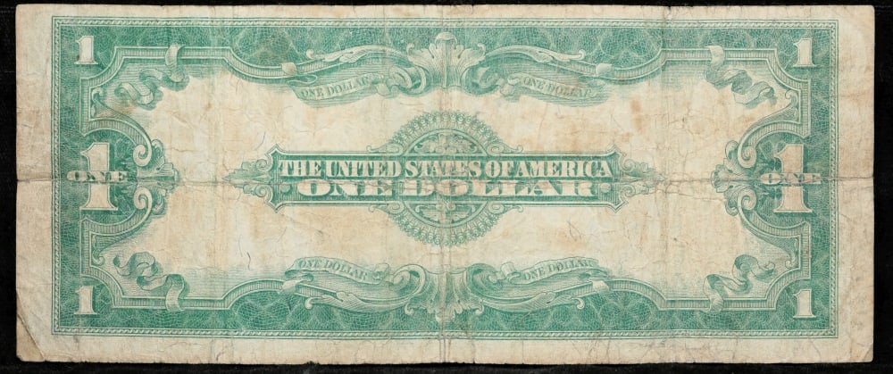 1923 $1 large size Silver Certificate Grades vf+ Signatures Speelman/White - 3