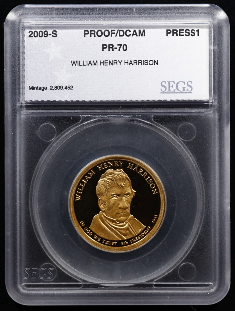 Rare 2009 US Silver Proof Set Graded pr70 DCAM By SEGS Over 1.5 oz of pure silver 17 Coins - 15