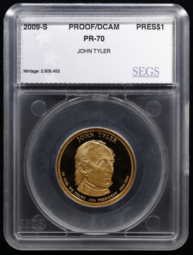 Rare 2009 US Silver Proof Set Graded pr70 DCAM By SEGS Over 1.5 oz of pure silver 17 Coins - 16