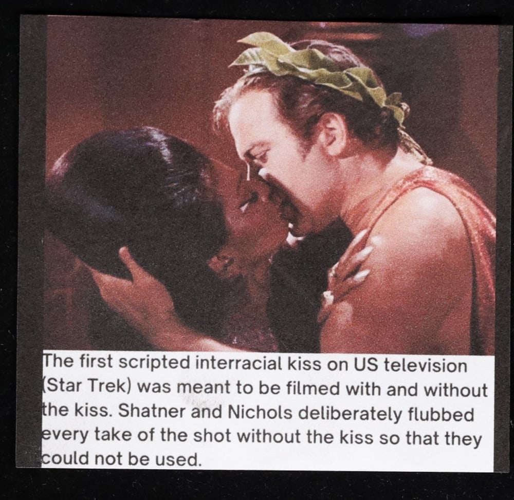 1 PC. Star Trek (The Kiss) Silver Plated Round Collection In Custom Box W/ Special Backer card - 5