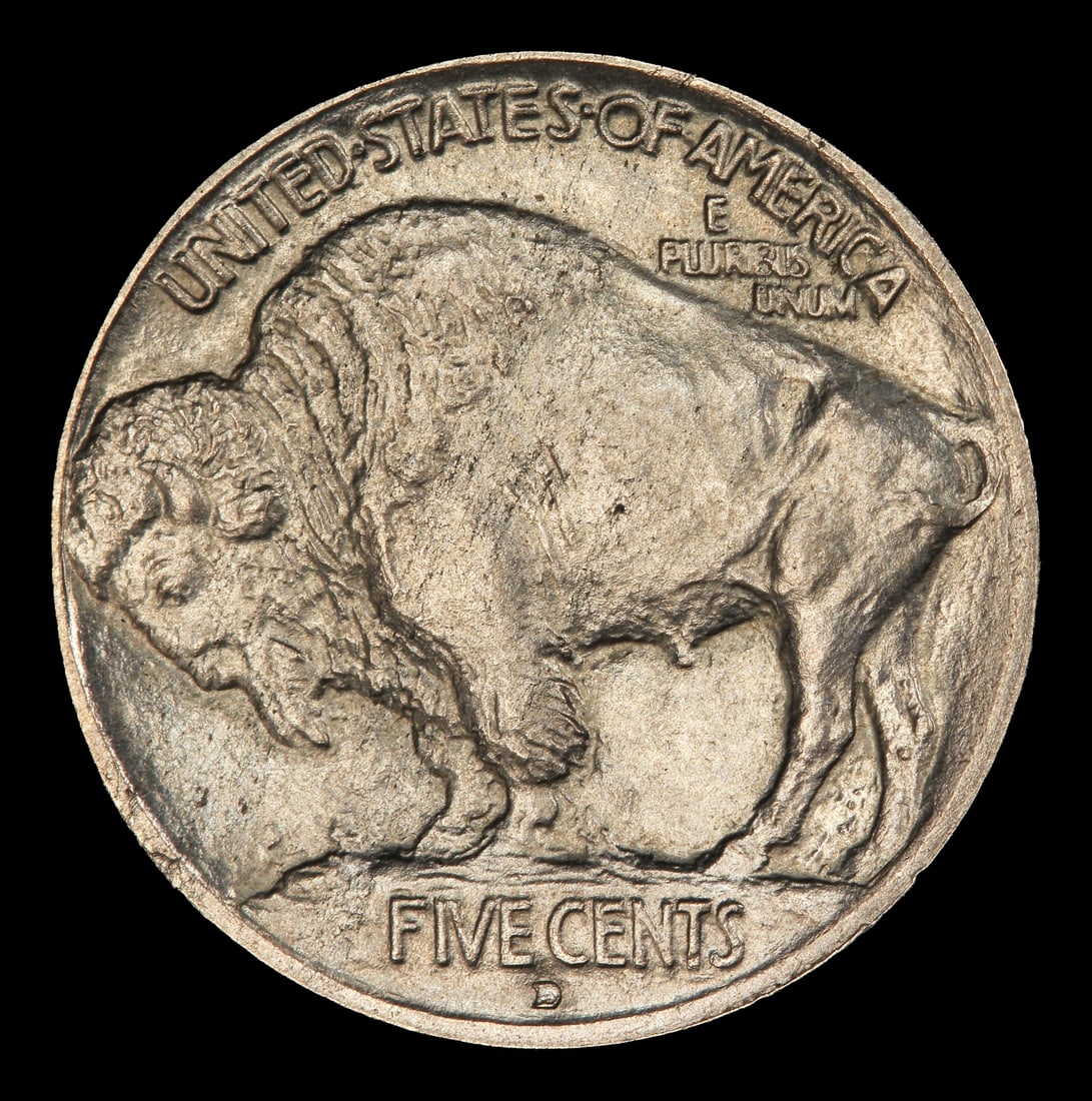 1913-d Ty I Buffalo Nickel 5c Grades ms65+ - 3