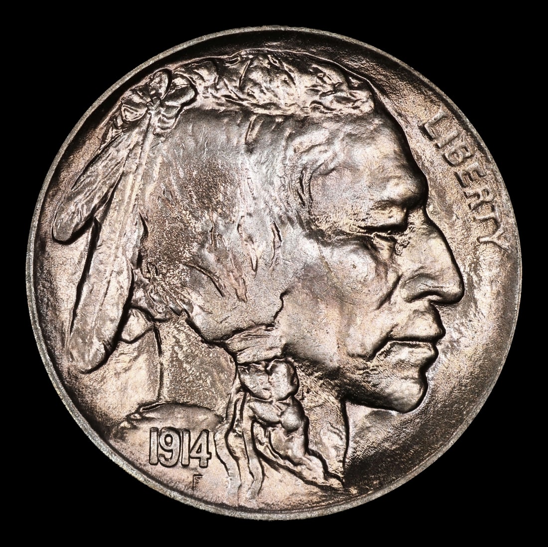 1914-p Buffalo Nickel Near Top Pop! 5c ms67 SEGS - 2