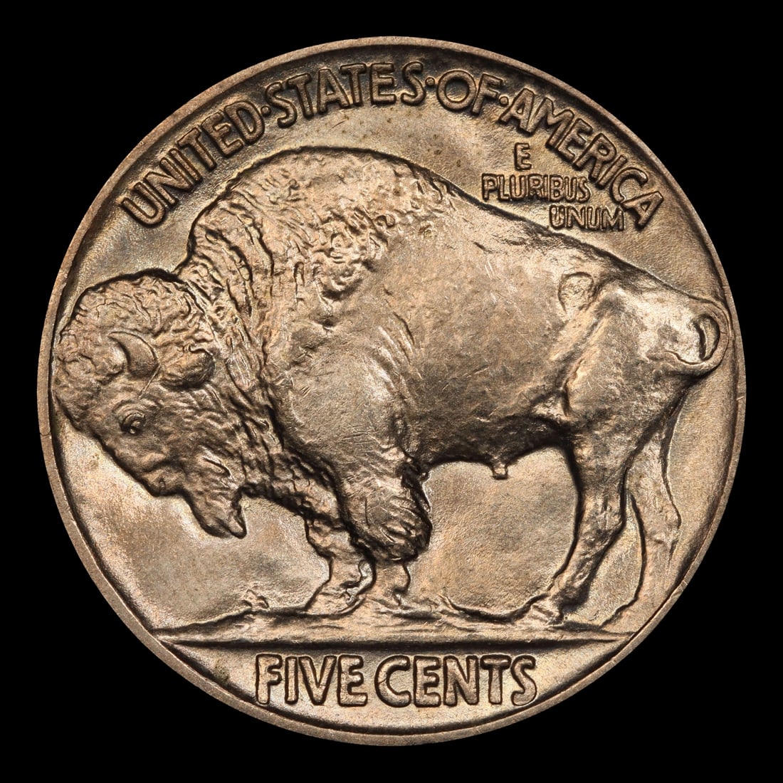 1915-p Buffalo Nickel 5c Grades ms65+ - 3