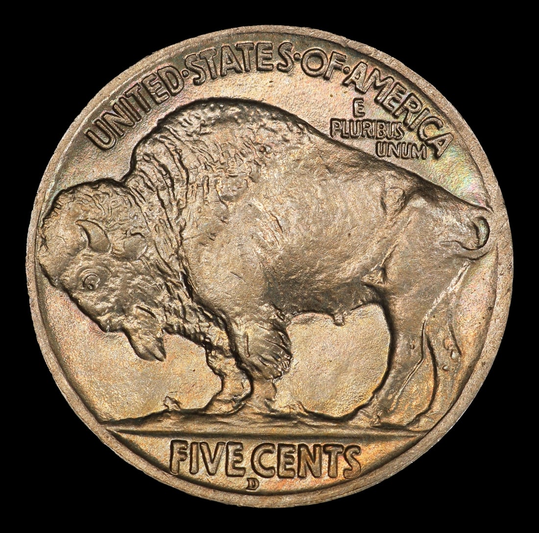 1917-d Buffalo Nickel Near Top Pop! 5c ms66+ SEGS - 3
