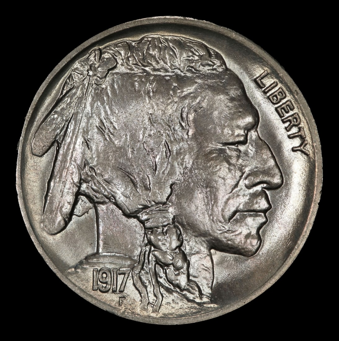 1917-d Buffalo Nickel Near Top Pop! 5c ms66+ SEGS - 2