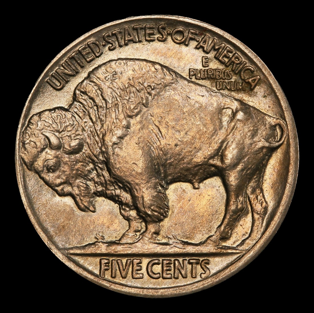 1917-p Buffalo Nickel 5c Grades ms63 - 3