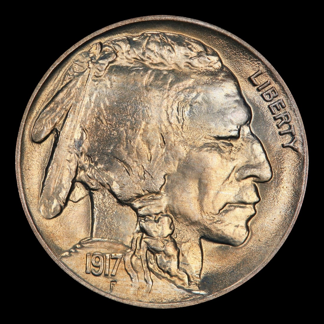 1917-p Buffalo Nickel Near Top Pop! 5c ms67 SEGS - 2