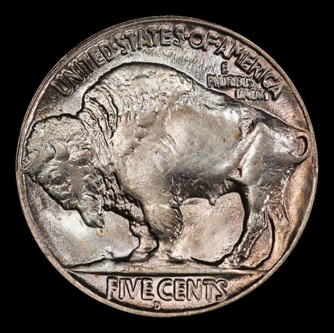 1918-d Buffalo Nickel 5c ms65+ SEGS - 3