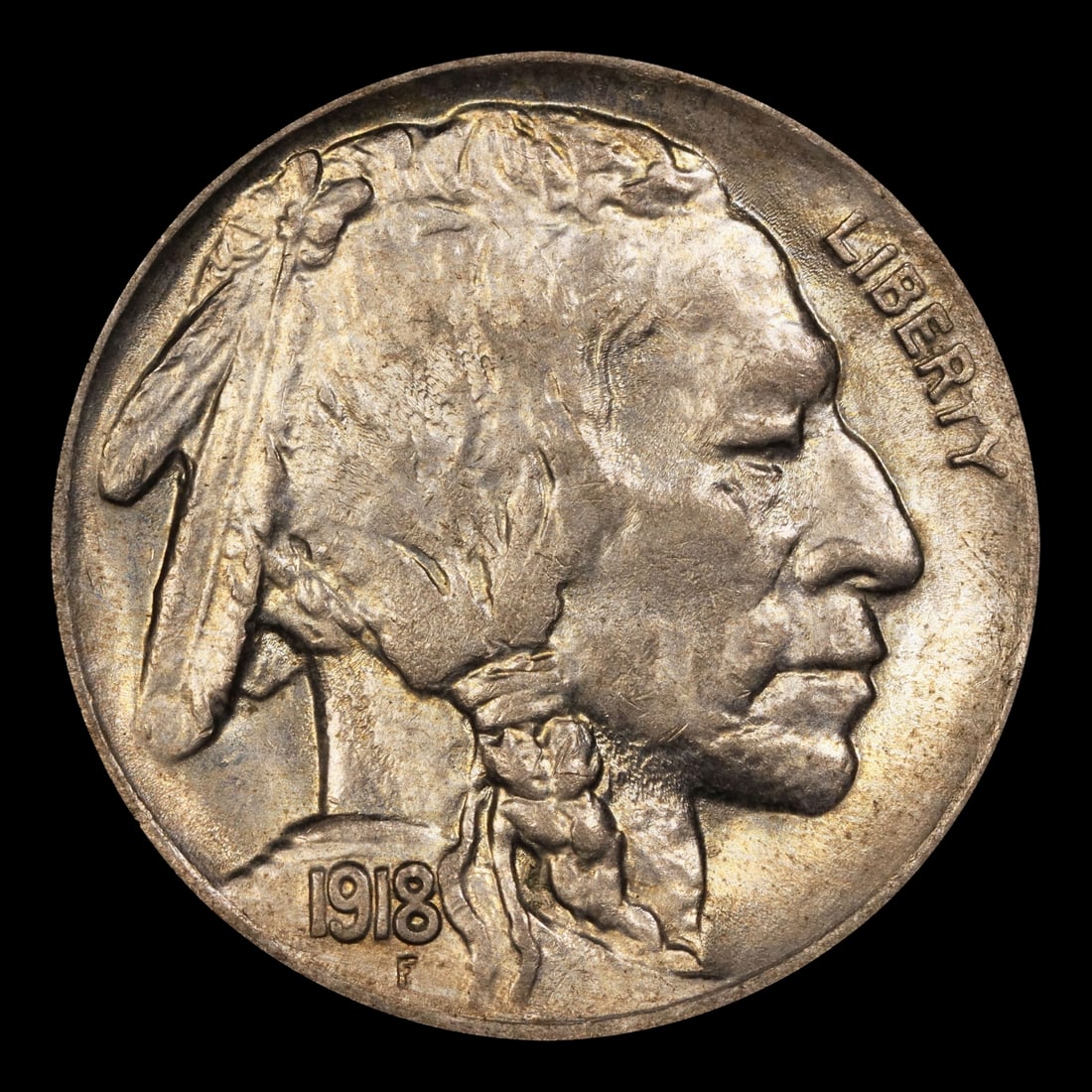 1918-p Buffalo Nickel 5c Grades ms63 - 2