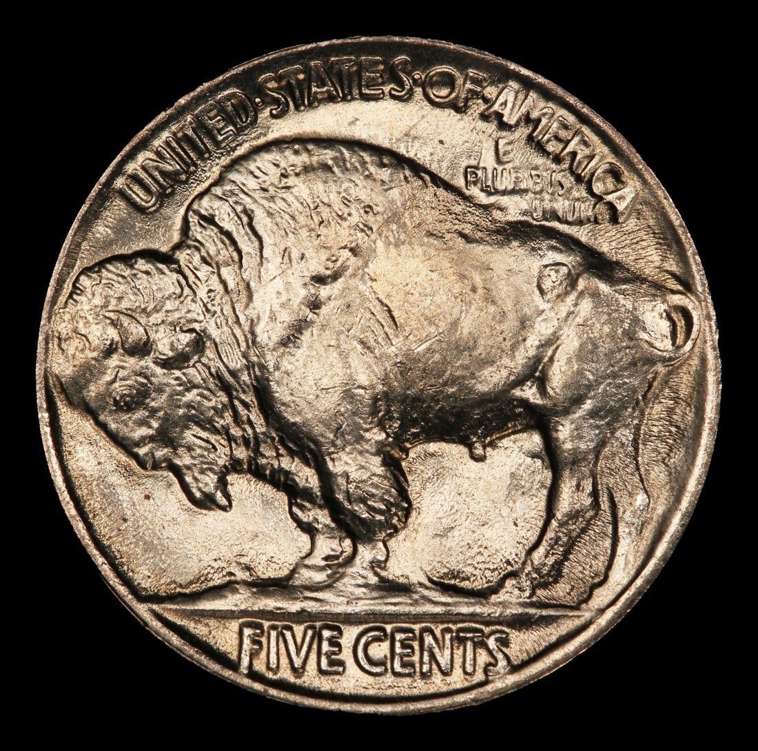 1921-p Buffalo Nickel 5c ms66 SEGS - 3