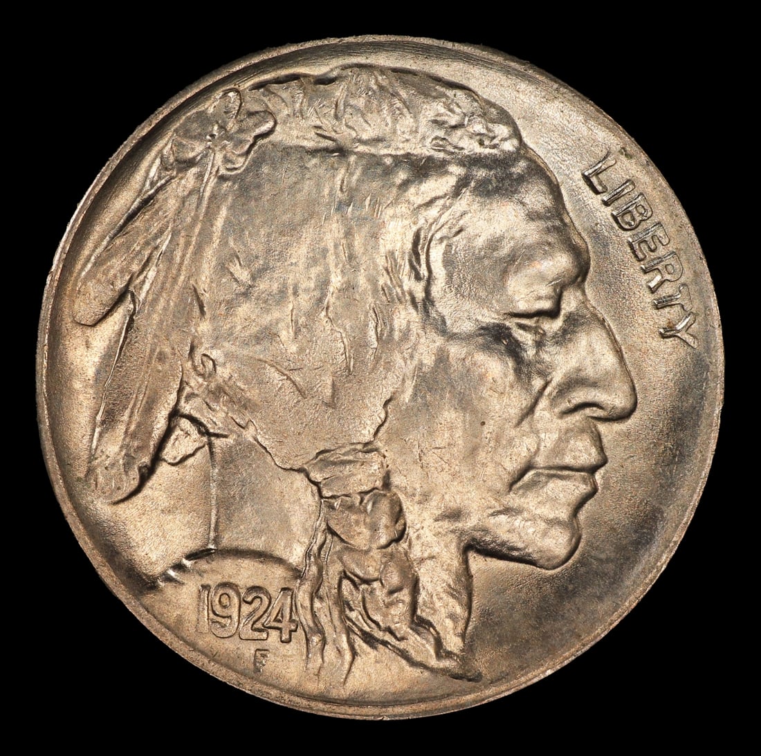 1924-d Buffalo Nickel Near Top Pop! 5c ms65 SEGS - 2