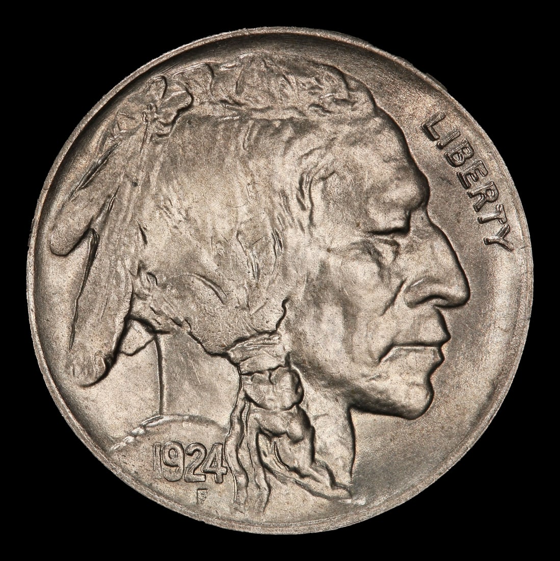1924-d Buffalo Nickel Near Top Pop! 5c ms65+ SEGS - 2