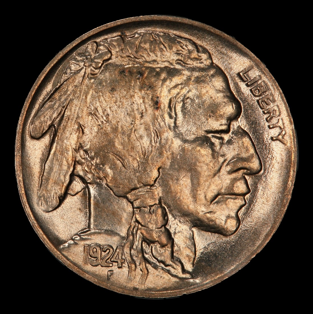 1924-p Buffalo Nickel 5c ms65 SEGS - 2