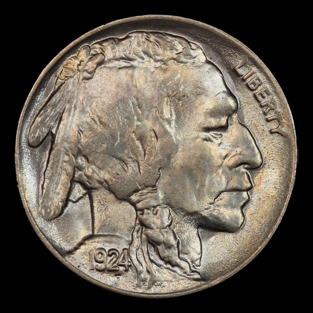 1924-p Buffalo Nickel Near Top Pop! 5c ms67 SEGS - 2
