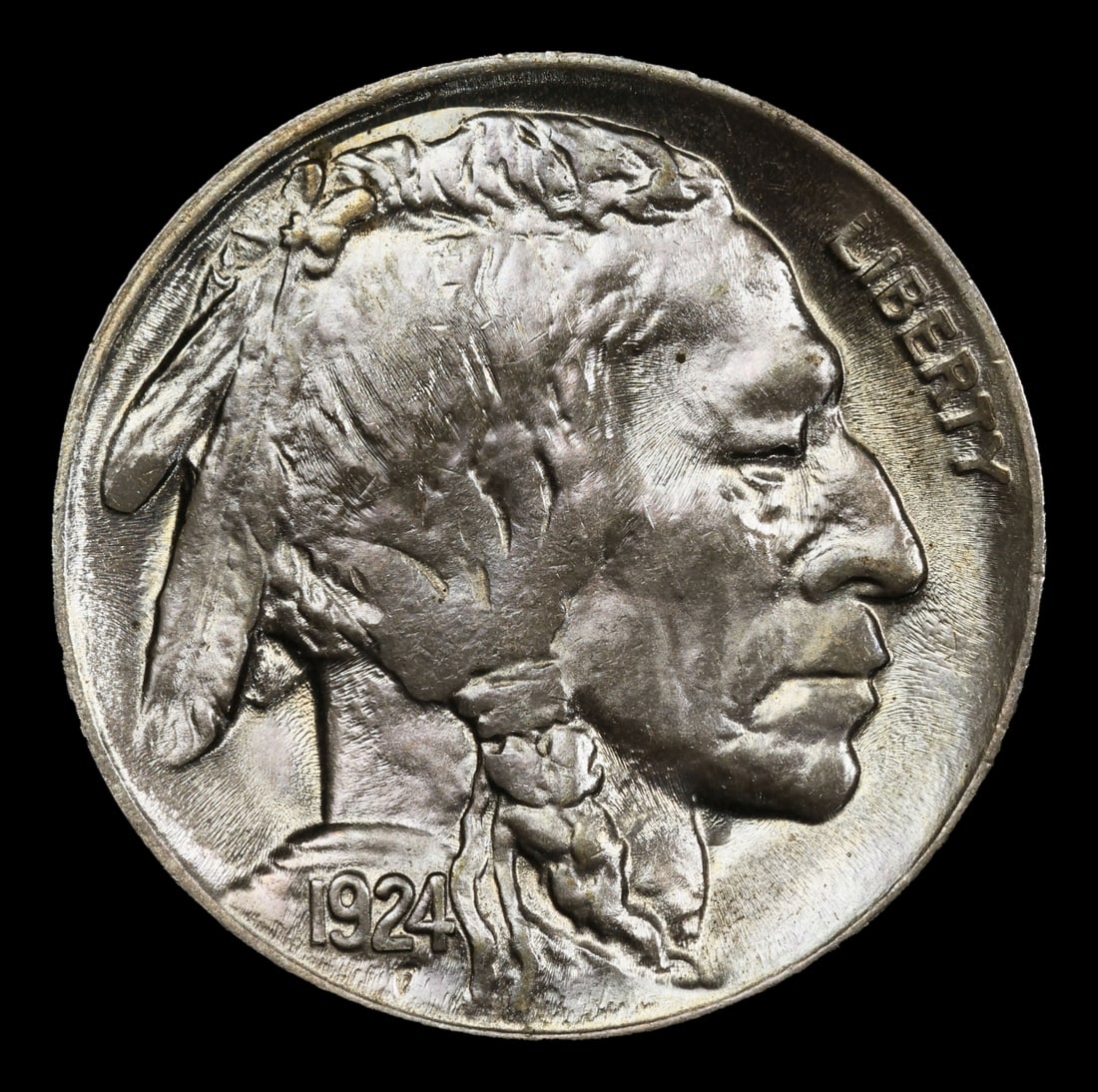1924-p Buffalo Nickel Near Top Pop! 5c ms67 SEGS - 2