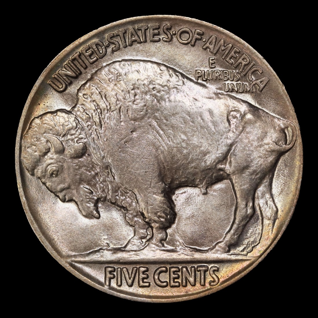 1925-p Buffalo Nickel 5c Grades ms64 - 3