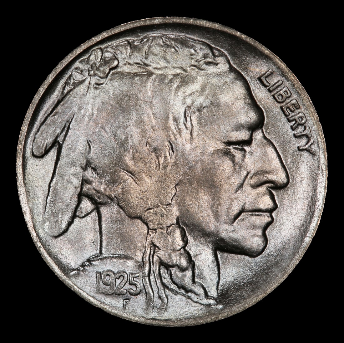 1925-p Buffalo Nickel Near Top Pop 5c ms66+ SEGS - 2