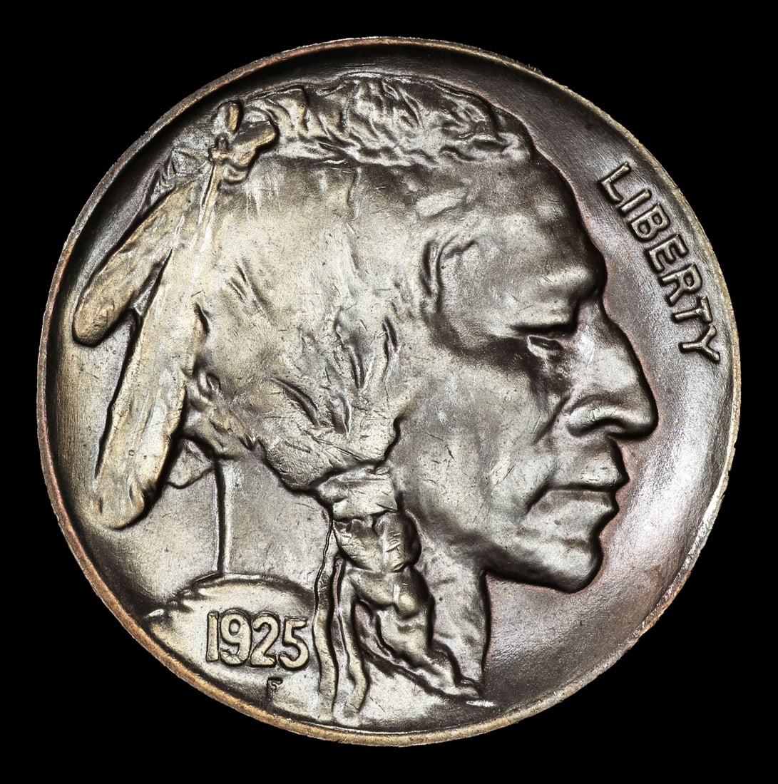 1925-p Buffalo Nickel Near Top Pop 5c ms67 SEGS - 2