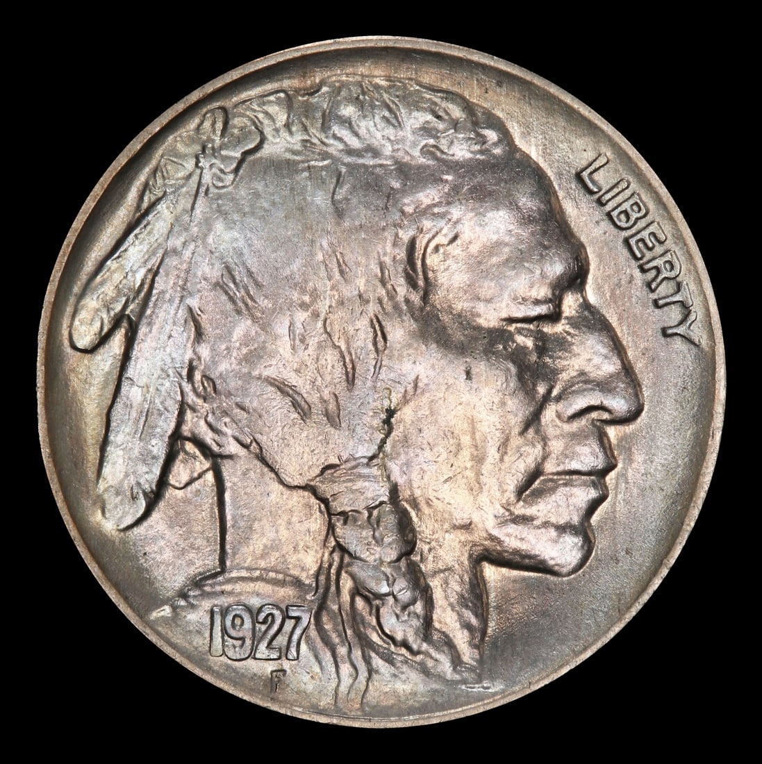 1927-p Buffalo Nickel 5c Grades ms64 - 2