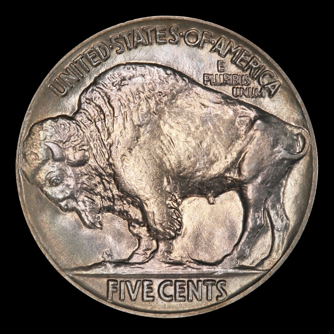 1927-p Buffalo Nickel 5c Grades ms64 - 3