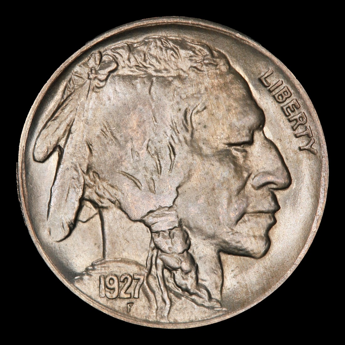 1927-p Buffalo Nickel 5c Grades ms65+ - 2
