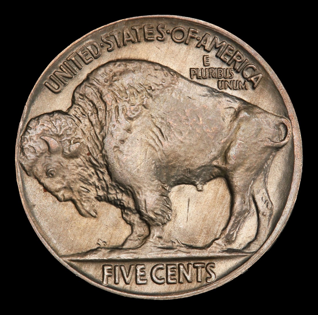 1927-p Buffalo Nickel 5c Grades ms65+ - 3